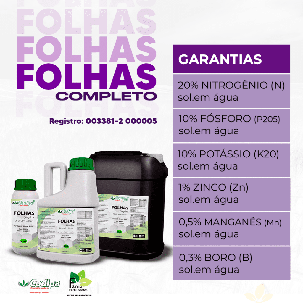 Qual é a função do adubo foliar?