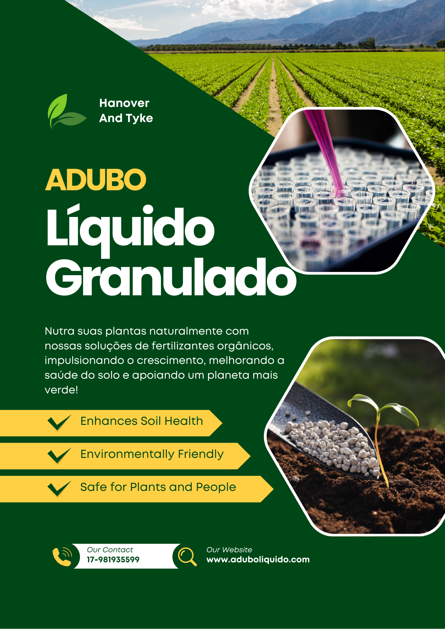Uso de Adubo Líquido em Comparação ao Adubo Granulado: Benefícios e Elementos Químicos